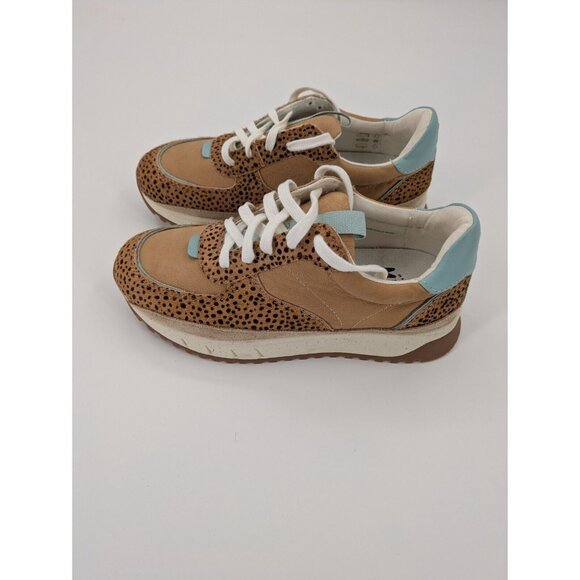 Madewell Kickoff Trainer Sneakers Womens Size 7M Faraway Sky Multi NA848 - Picture 1 of 12